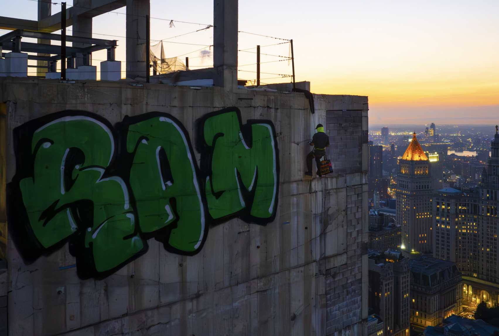 RAMS tagging 45 Park Place. Photo by: Isaac Wright